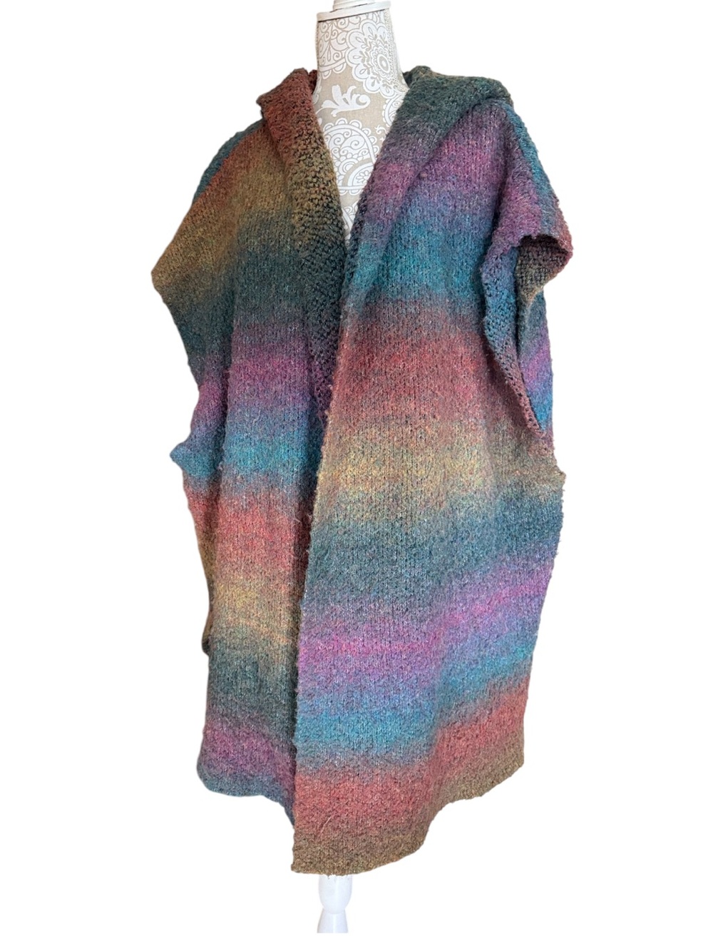 Natural Life knit hooded cardi